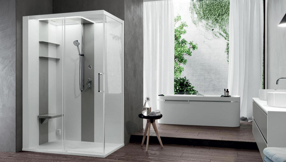 Novellini shower pods Leak free shower cabins